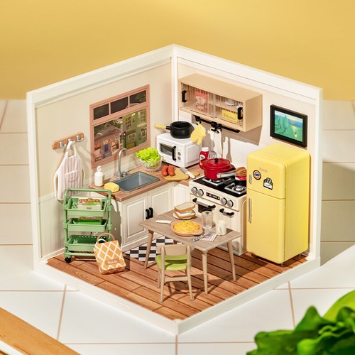 Rolife Super Creator Plastic DIY Mini LED Dollhouse Kids Birthday Xmas Gifts - Picture 54 of 91