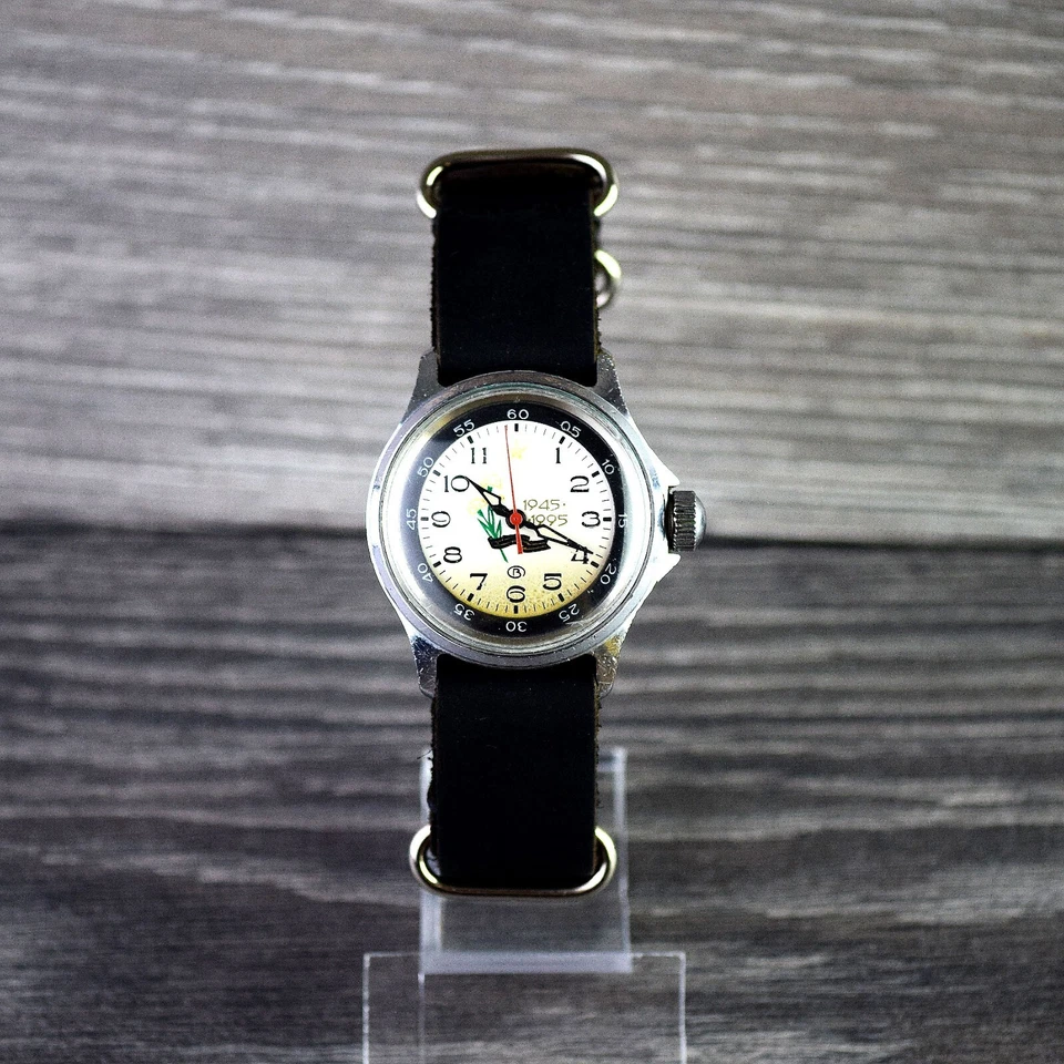 Soviet Men's Watch Vostok Komandirskie Wostok Vintage Wristwatch USSR Serviced - Image 2 of 4