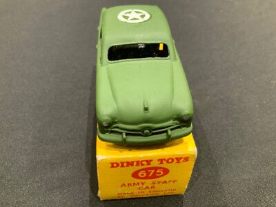 Dinky Toys 675 Army Staff Car Ford Sedan Boxed | eBay UK