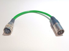 Tuchel ADAPTER Klein Tuchel/DIN - XLR grün f.  MD421 u.a.