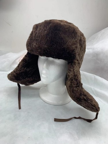 25" PLUCKED USA BEAVER FUR TROOPER HAT UNISEX LUXURY WARMTH SMART FREE SHIPPING - Picture 16 of 16