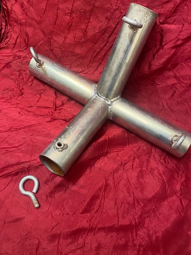 2 Stück 4-Wege Rohrkupplung Halterung Carport, Überdachung Zeltverbinder Fitting 1,5" - 2,0" - Bild 8 von 8