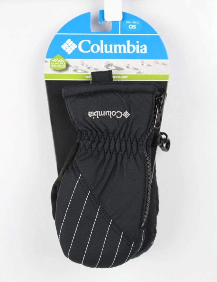 Columbia Kleinkind Chippewa III Fäustlinge Handschuhe Reißverschluss Einheitsgröße schwarz Omni Shield