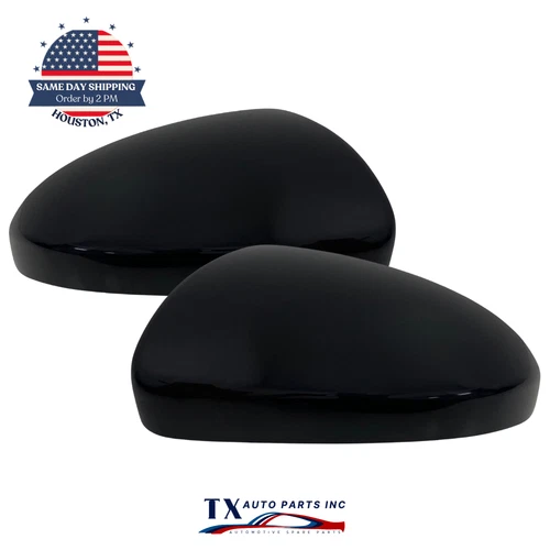 Pair Side Mirror Cover Cap For 2016-2020 HYUNDAI TUCSON PTM w/o Turn Signal Type