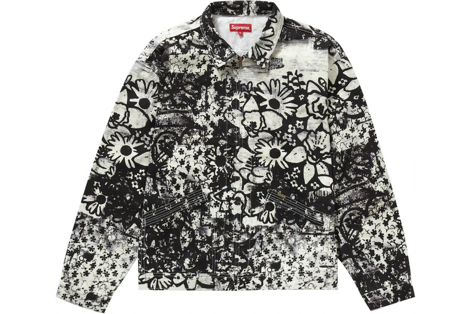 Veste de travail en denim laine Supreme Christopher noire taille M FW21