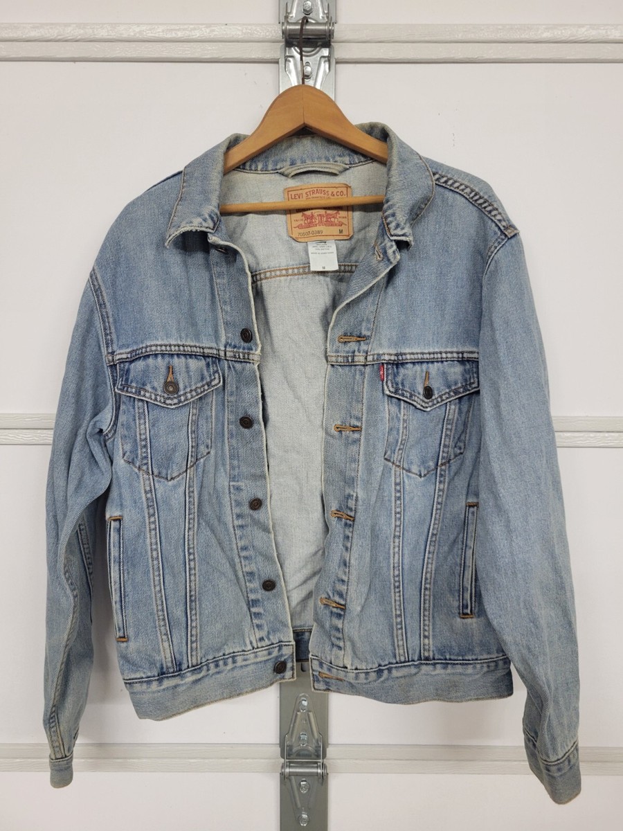 古着 Levi's 70507-0389 Denim Jacket XXLサイズ Levis Vintage Denim Trucker Mens Jacket Size XL 70507-0389