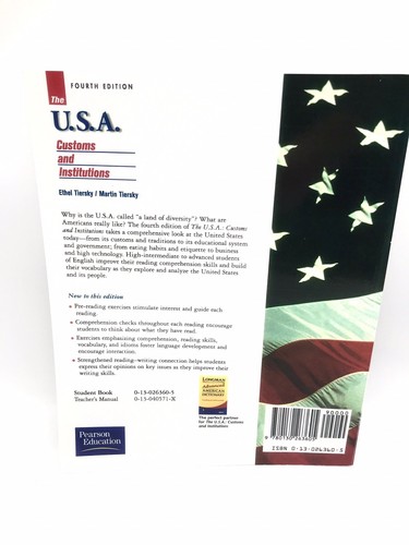 The U. S. A. : Customs and Institutions by Martin Tiersky and Ethel Tiersky... - Picture 2 of 5