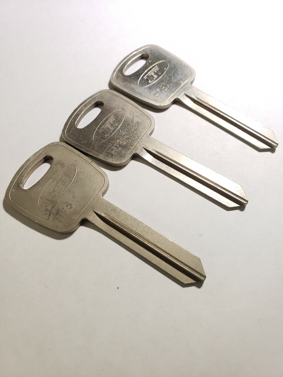 set of 3 jet h78 brand key blanks, locksmith | eBay