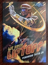 2021 Topps Fire Fernando Tatis Jr. We Have Liftoff Foil Insert San Diego Padres