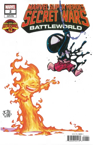 MARVEL SUPER HEROES SECRET WARS: BATTLEWORLD #2 12/27/2023 SKOTTIE YOUNG VARIANT