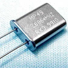 (2) 3.6864 MHz 80-Meter Band CRYSTALS ● HC-49 GO QRP 