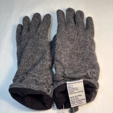 Bass Gray Wool Blend Gloves Women's Small Touch Screen Finger 80 Wool 20 Nylon