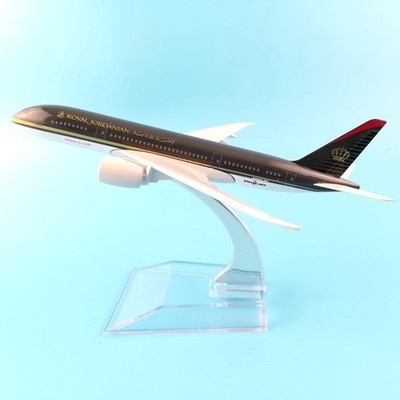 1:400 Alu Flugzeug Modell 16cm Royal Jordanian Boeing 787 Dreamliner Collection