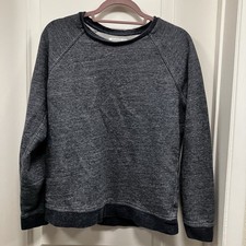 Everlane Heathered Blue-Gray Pullover Crew Sweatshirt Women's Size Small