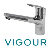 SpüLtischbatterie Vigour Derby KüChenarmatur Wasserhahn KüChe Einhebelmischer