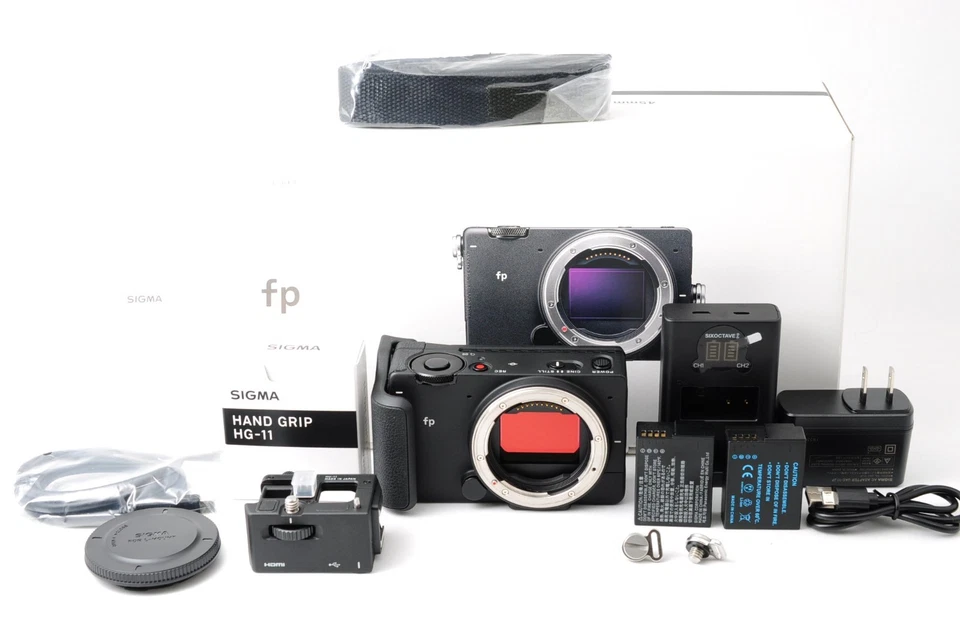 Sigma fp 24.6MP Full-Frame Mirrorless Camera Body w/HAND GRIP Charger -MINT- - Image 2 of 4