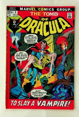 Tomb of Dracula #5 (Nov 1972, Marvel) - Good-