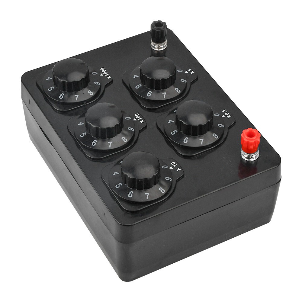 0-9999.9 Ohm Variable Resistance Box Decade Resistor For Physical Resistance New