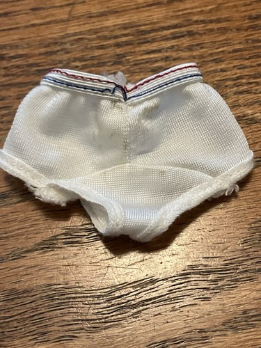 Barbie Ken Underwear #1931 White Briefs Vintage 80s Doll Clothes - Picture 2 of 3