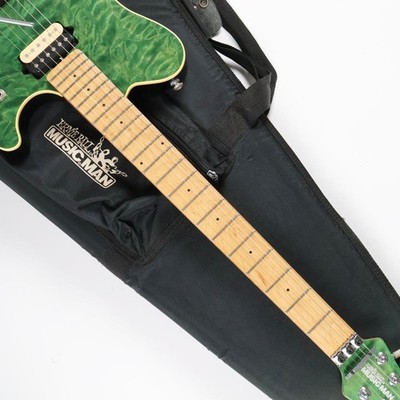 Music Man AXIS EX electric guitar, Trans Green, 1997 model