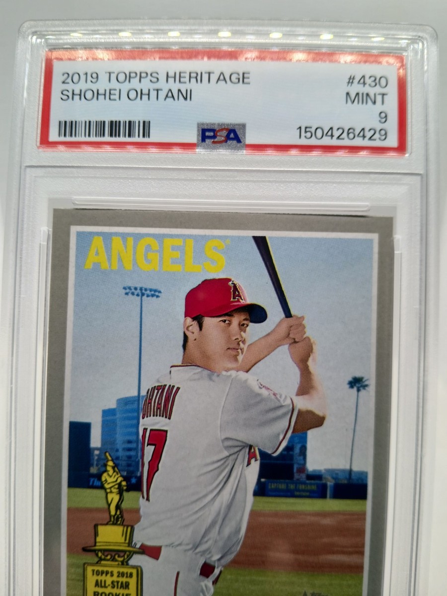 2019 Topps Heritage Shohei Ohtani PSA 9 Mint #430 All Star Rookie 