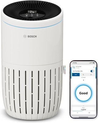 Bosch Air 4000i Luftreiniger bis 62,5 m² CADR 300 m³/h Smart Sensor 3in1 Filter