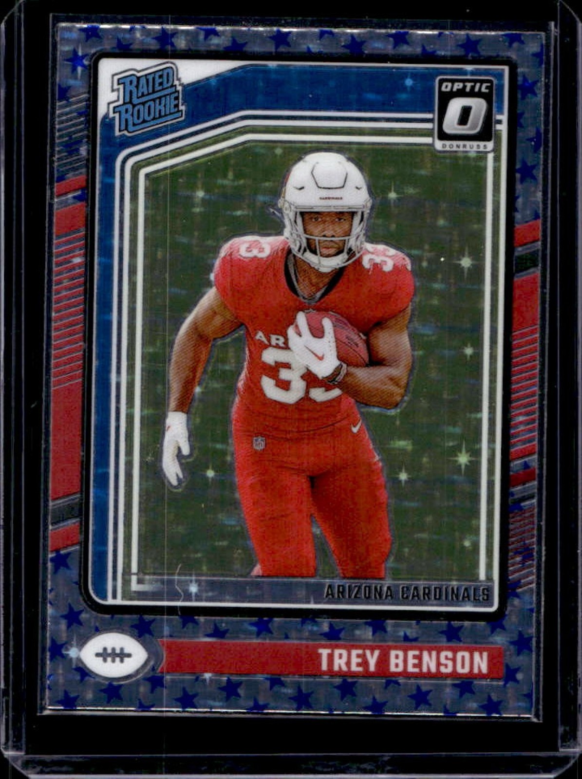 2024 Donruss Optic Trey Benson Stars Rated Rookie #293 Cardinals