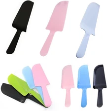 20 Pack Disposable Cake Cutter Slicer Plastic 7.28*2.17inch, Mixed Color 