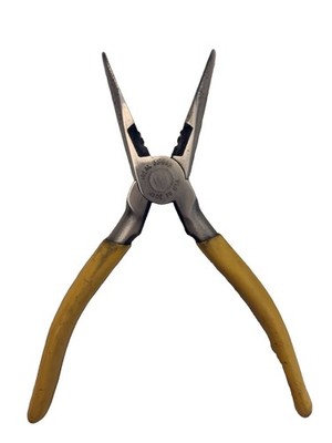 MADE IN USA Ideal 35-039 Long-Nose Pliers with Cutter and Stripping Holes 