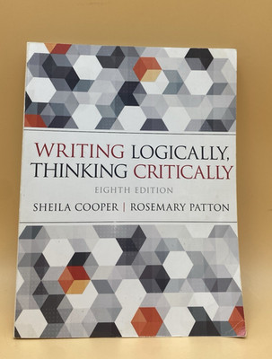 Writing Logically, Thinking - Paperback, by Cooper Sheila; Patton - PB Good