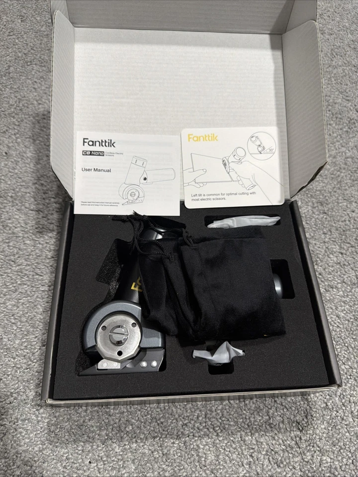 Tijeras Eléctricas Inalámbricas Fanttik C8 Nano 3.7V con Pantalla LED, Recargables C Foto 3 de 4