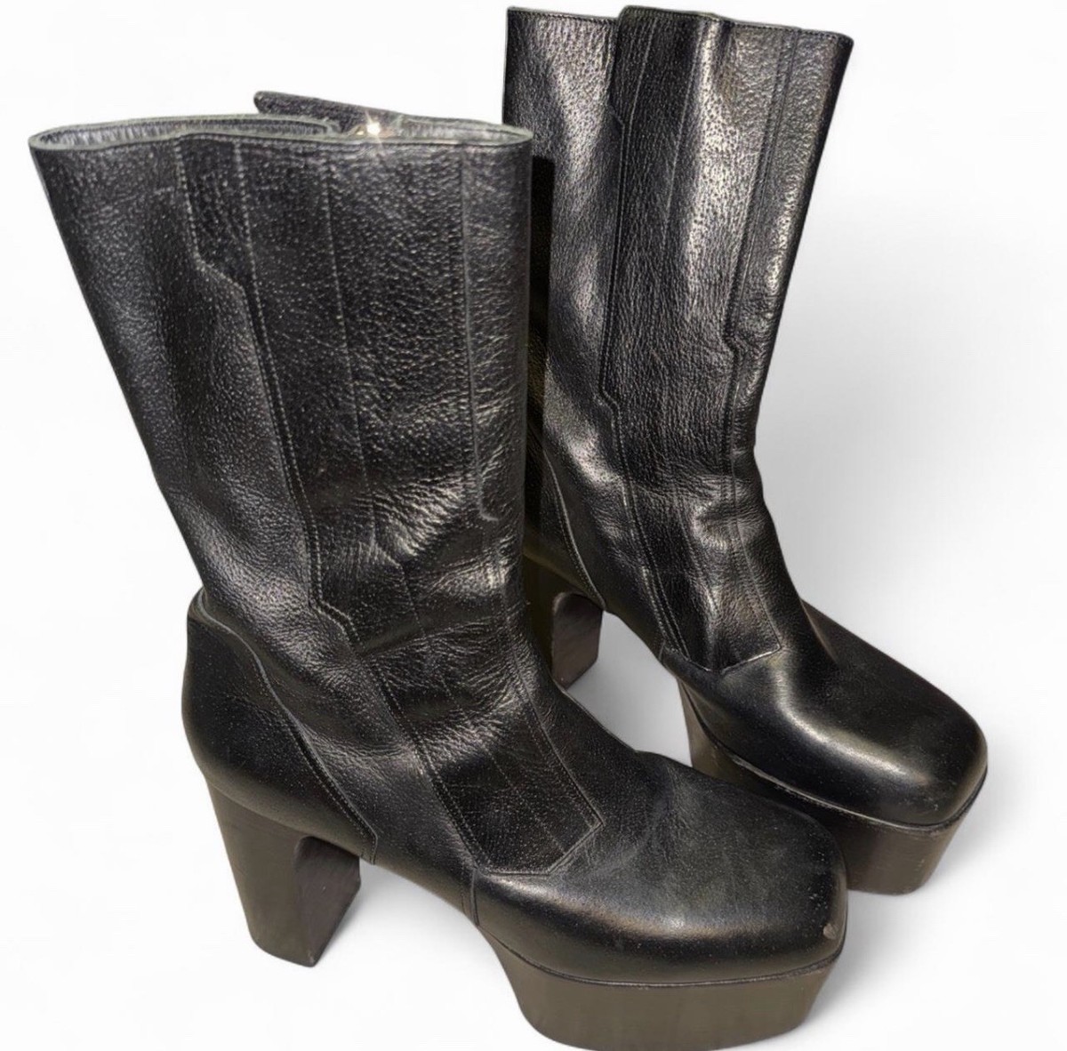 Rick owens fw 20 moto kiss heels | eBay