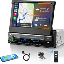 2026 Single Din Car Stereo with Wireless Apple Carplay  Android Auto, 7-Inch HD