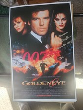 Famke Jansen *James Bond*, Original Signed Mi...