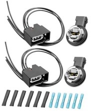 Front Turn Signal Light Socket  Connector Plug Harness Wiring Fit for Jeep