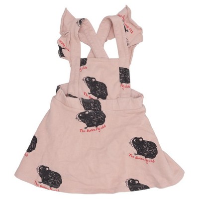 Mini Rodini, Latzkleid, Größe: 92/98, Pink, Baumwolle, Print, Mädchen #Ads