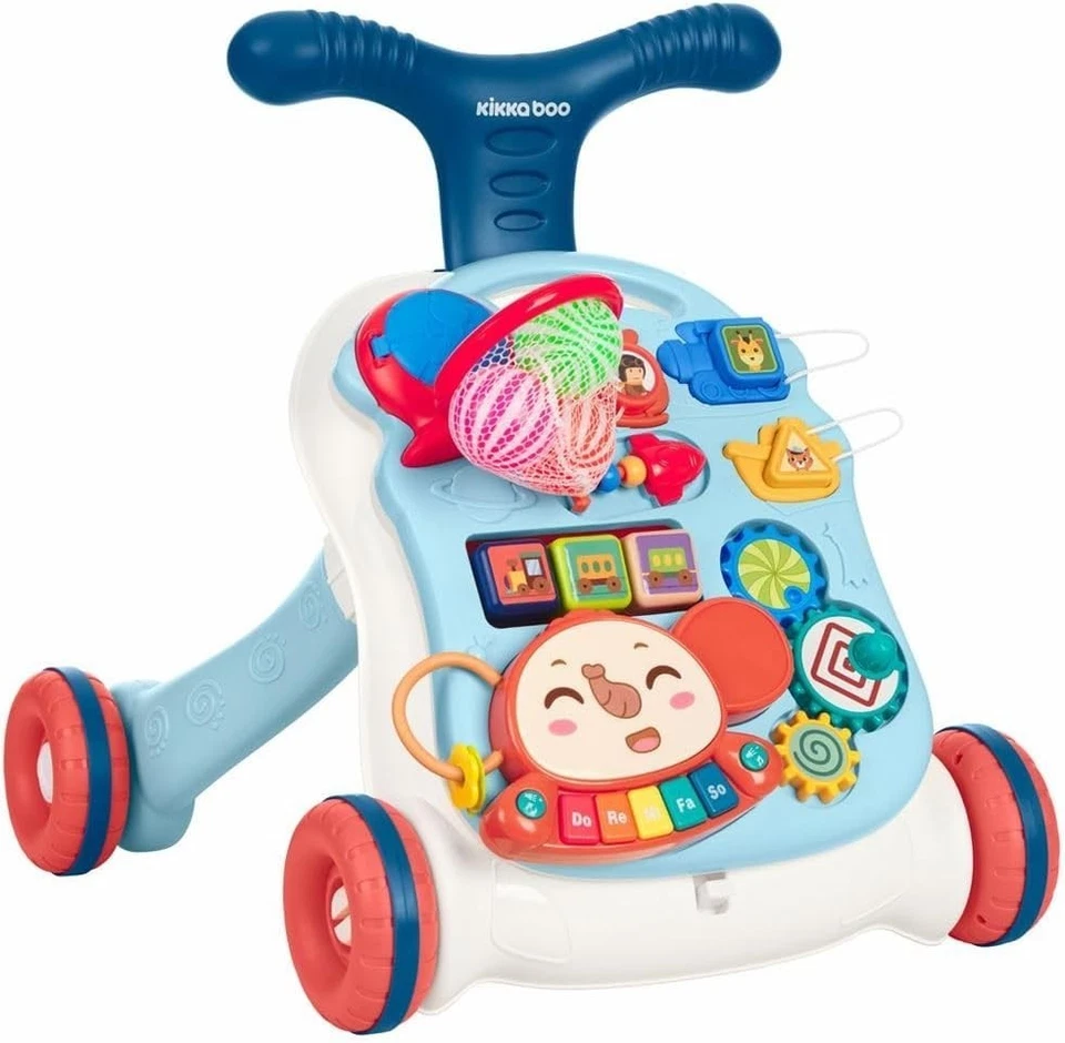 Kikkaboo Primi Passi + Tavolo da Gioco 3 in 1 Play & Grow Blue - Immagine 2 di 4