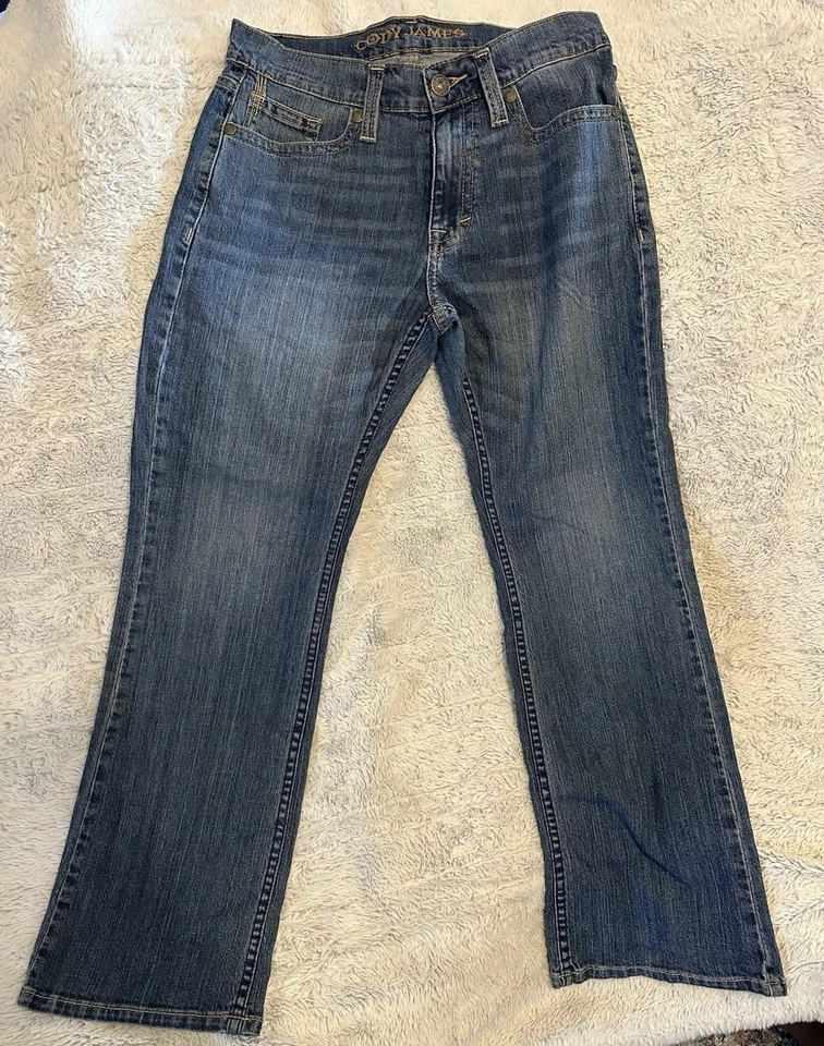 Pantalones de mezclilla para hombre Cody James azules talla 30X30 RN138823 oscuro vaquero occidental rodeo Foto 3 de 4