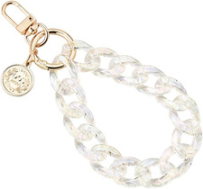 Cell Phone Chunky Lanyards for Women Girls Handmade Acrylic Phone Charm Wristlet