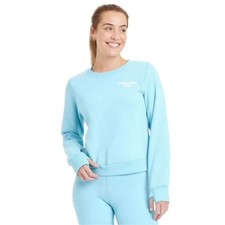 All In Motion Womens "Wellness Era" Crewneck Graphic Sweatshirt Blue Size Medium