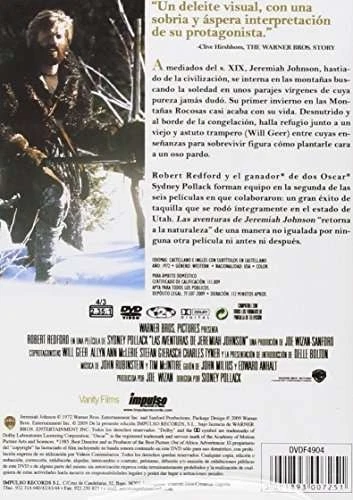 Las Aventuras De Jeremiah Johnson [DVD] (1972) Jeremiah Johnson - Imagen 2 de 3