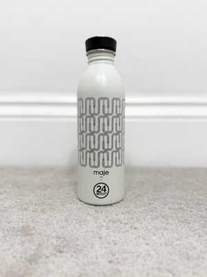Maje Paris x 24 Flaschen Edelstahl Trinkflasche Schraubverschluss Medium