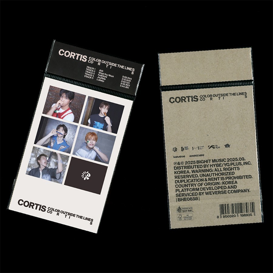 CORTIS [COLOR OUTSIDE THE LINES] The 1st EP Album WEVERSE Ver/QR