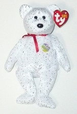 Ty Beanie Baby Decade the Bear - White
