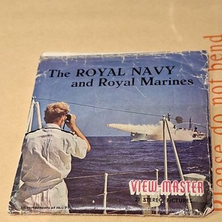 1961 Royal Navy & Marines VIEWMASTER 3 Reels Lists & Sleeves View Master C 281