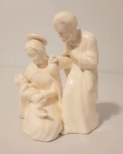 Goebel Sacrart  HX 252 White Nativity Mary Jesus Joseph Figurine Western Germany