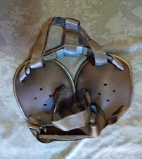 Roar Open Face Wrestling Headgear with Chin Strap, Black