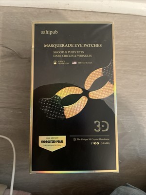 24K Gold Eye Mask For Dark Circles&Puffiness,Anti-Aging,Anti-Wrinkle
