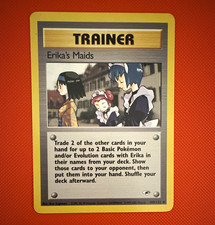 NEAR MINT Erika's Maids 109/132 Gym Heroes Uncommon Trainer Regular EN 2000 on eBay