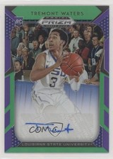 2019 Panini Prizm Draft Picks Purple & Green 74/149 Tremont Waters #51 Auto 01xd